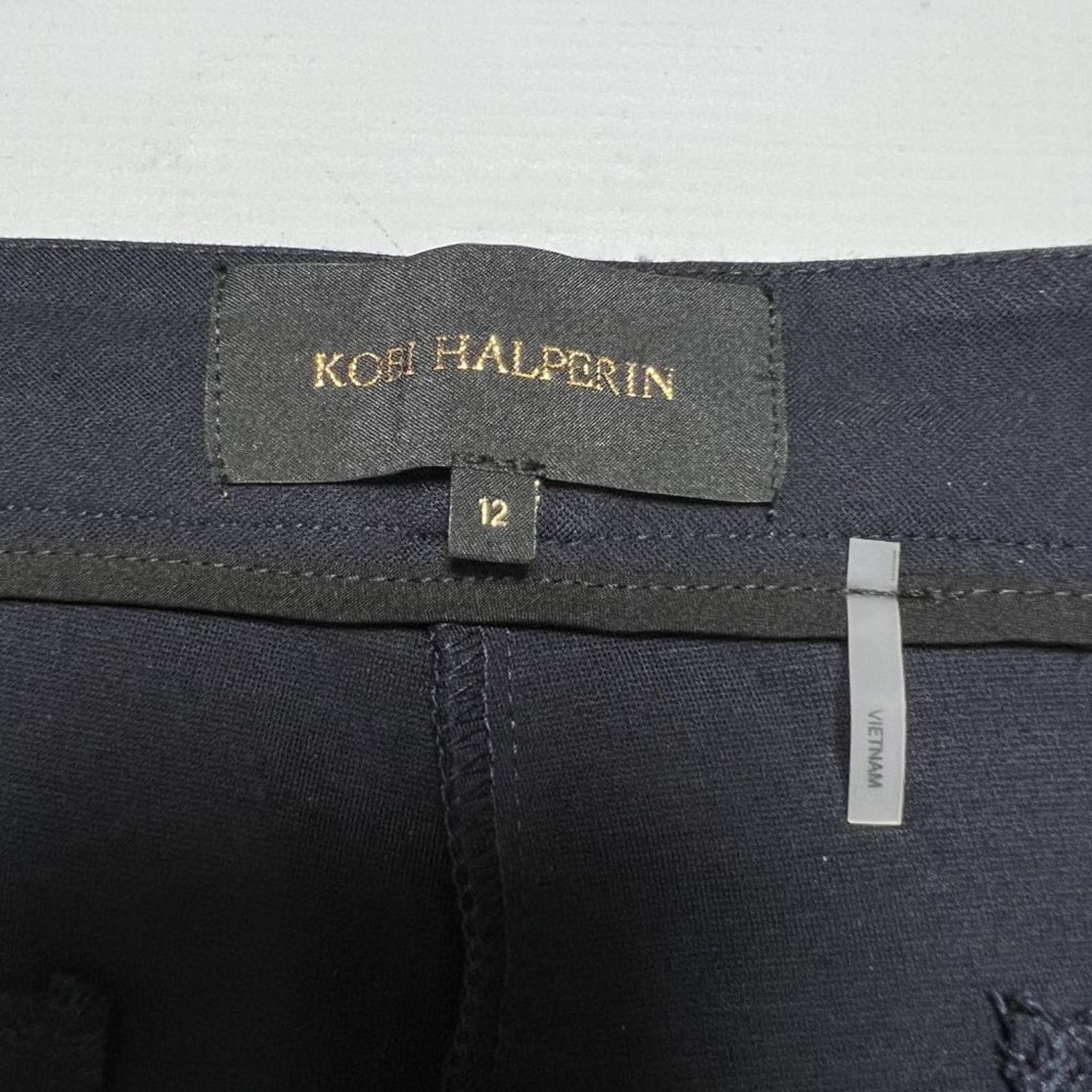 KOBI HALPERIN Kobi Halperin Black Slim Ponte Ankle Pants Size 12 NWOT Size 34" / US 12 / IT 48 - 5 Thumbnail