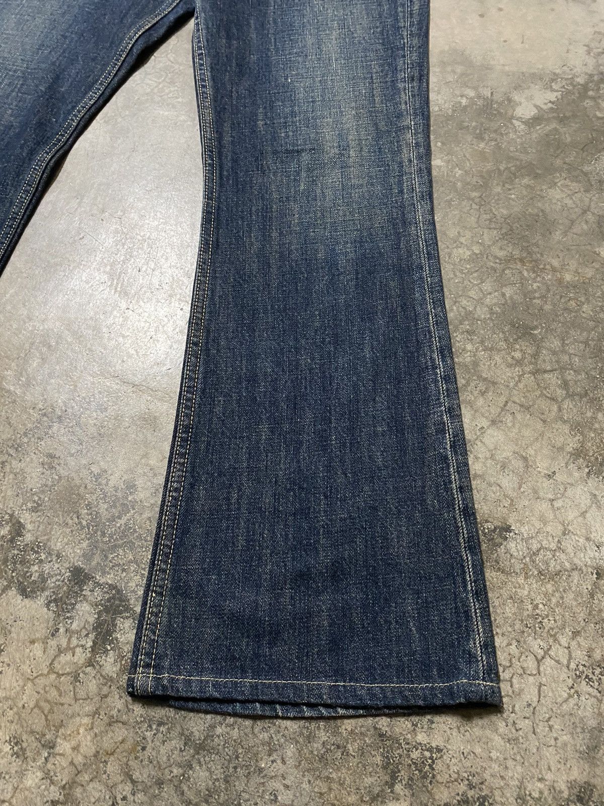 Hysteric Glamour × Japanese Brand Flare Jeans Japanese Rusty Sweet Camel Baggy Jeans Size US 31 - 9 Thumbnail