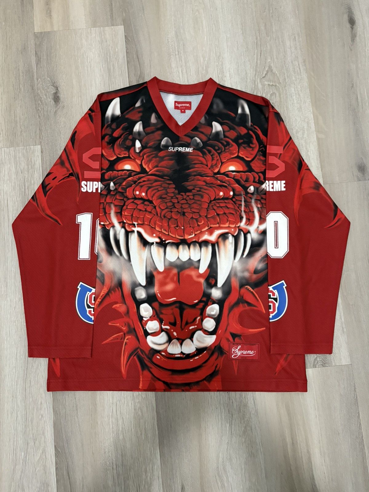 Supreme Supreme Rose Bowl Jersey S/S 13 Red | Grailed