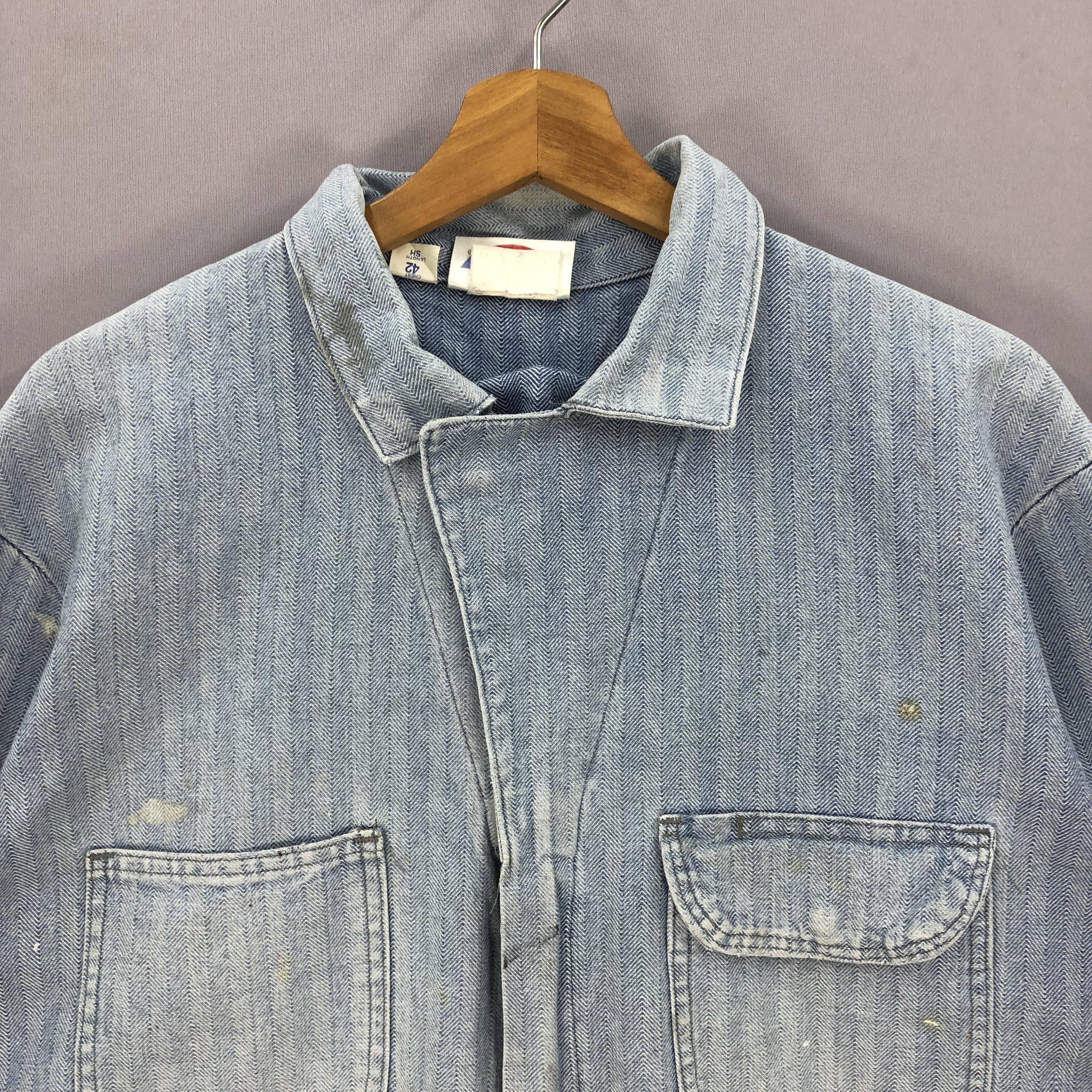 Dickies × Vintage Dirty Vintage 70s Dickies Workers Mechanics Overalls Size US 40 / EU 56 - 5 Thumbnail
