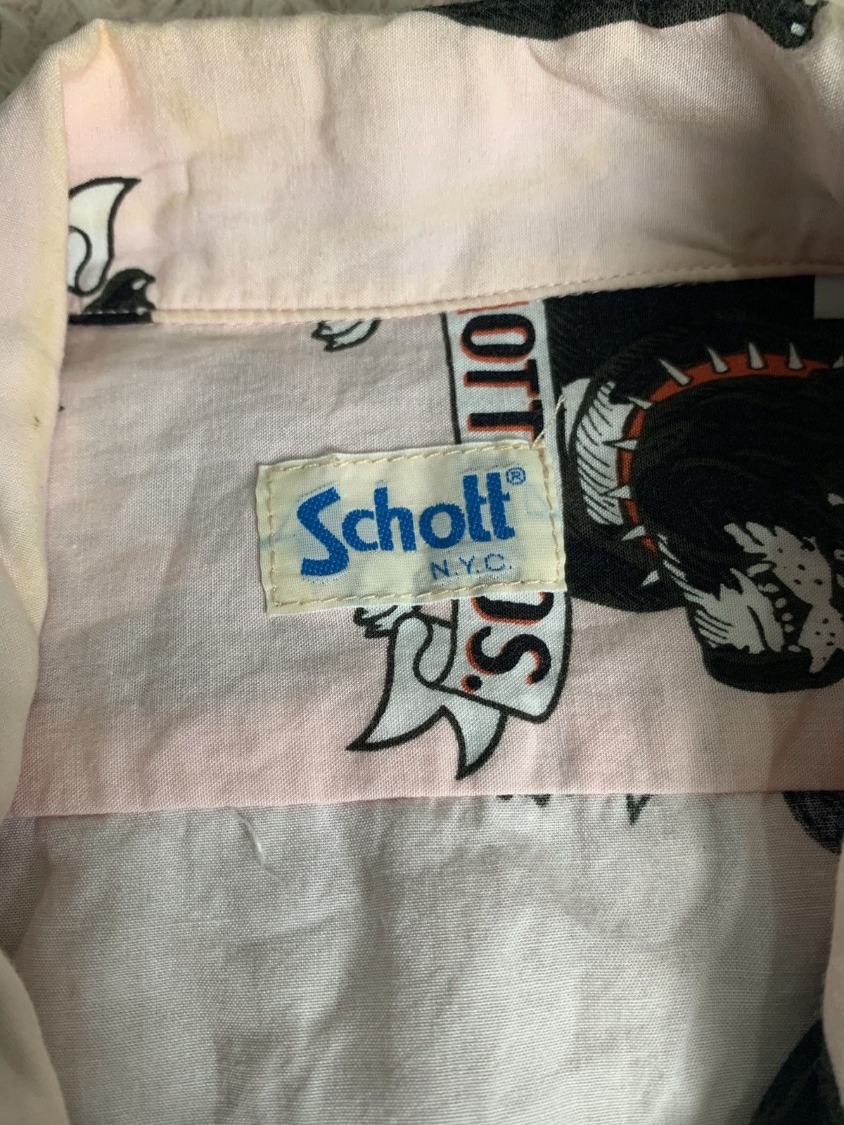 Schott Schott dog print shirt Size US L / EU 52-54 / 3 - 5 Thumbnail