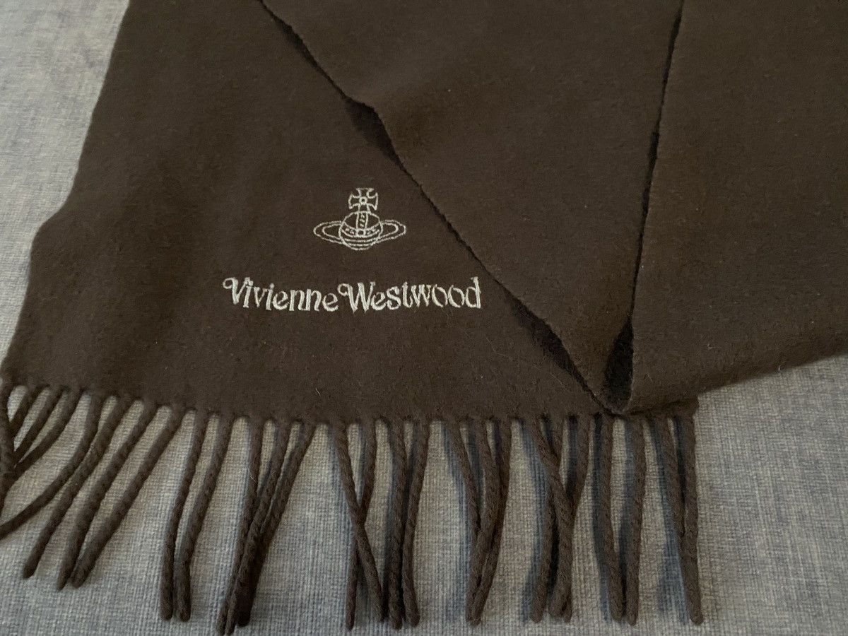 Designer × Vivienne Westwood Vivienne Westwood 100%Wool Scarf Size ONE SIZE - 2 Thumbnail