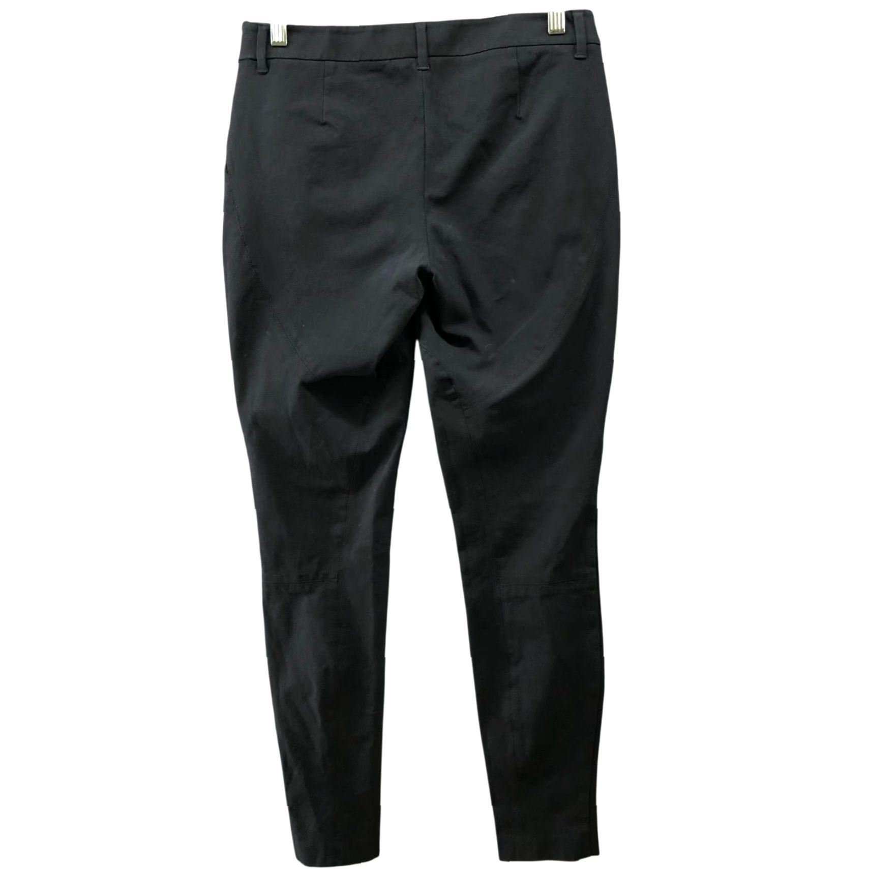 Theory Theory Womens Low Rise Skinny Dress Pants 6 Black Nylon Stretch Side Zip Trouser Size 28" / US 6 / IT 42 - 2 Thumbnail