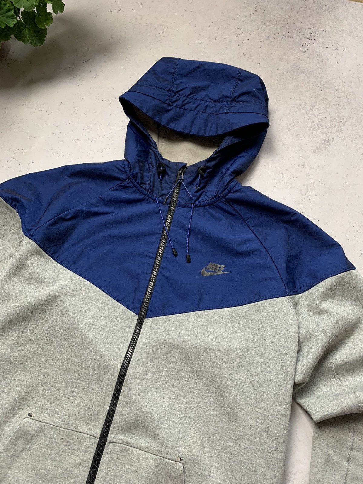 Nike Nike Tech Fleece Nylon Metal Zip-up Jacket Drill Sportswear Size US XL / EU 56 / 4 - 4 Thumbnail