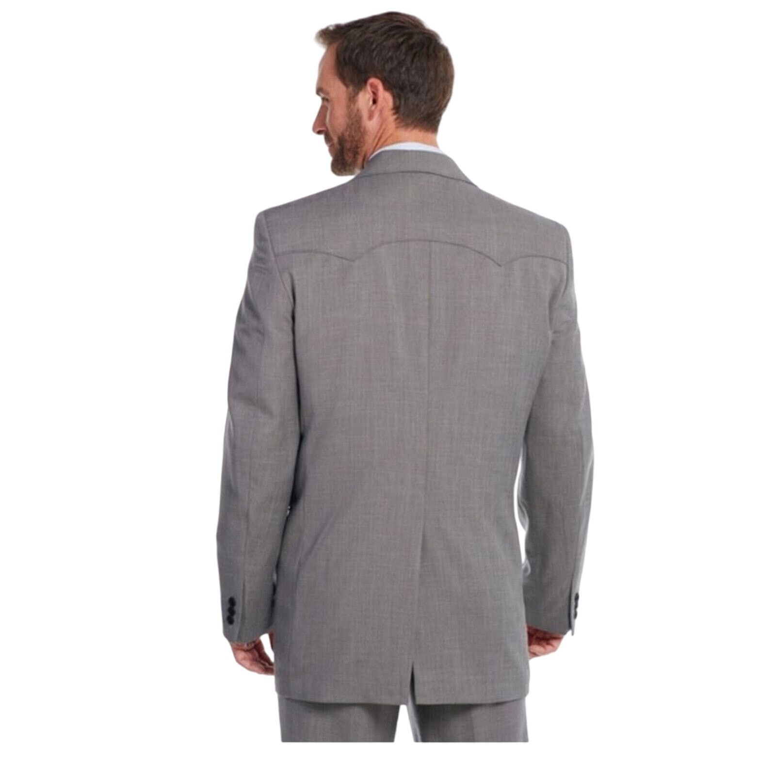 Other Circle S Dallas Made in USA men's sport coat Lubbock gray M Size 38R - 2 Thumbnail
