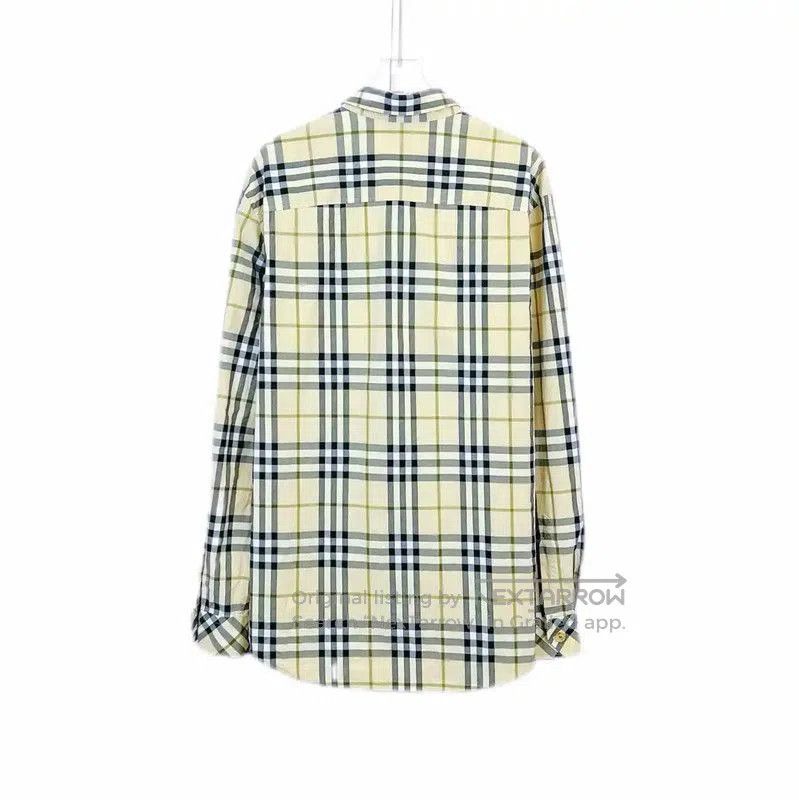 Burberry Burberry L Size Khaki Long Sleeve Shirt. Size L / US 10 / IT 46 - 2 Thumbnail