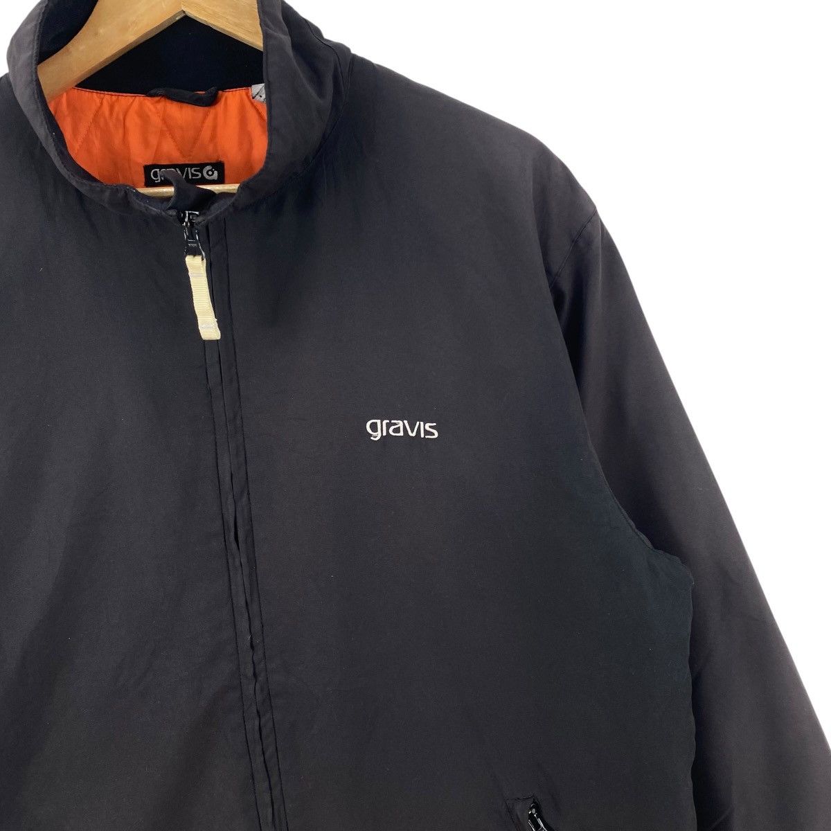 Gravis Vintage GRAVIS Full Zip Padded Jacket OrQuilted Lining Size US L / EU 52-54 / 3 - 7 Thumbnail