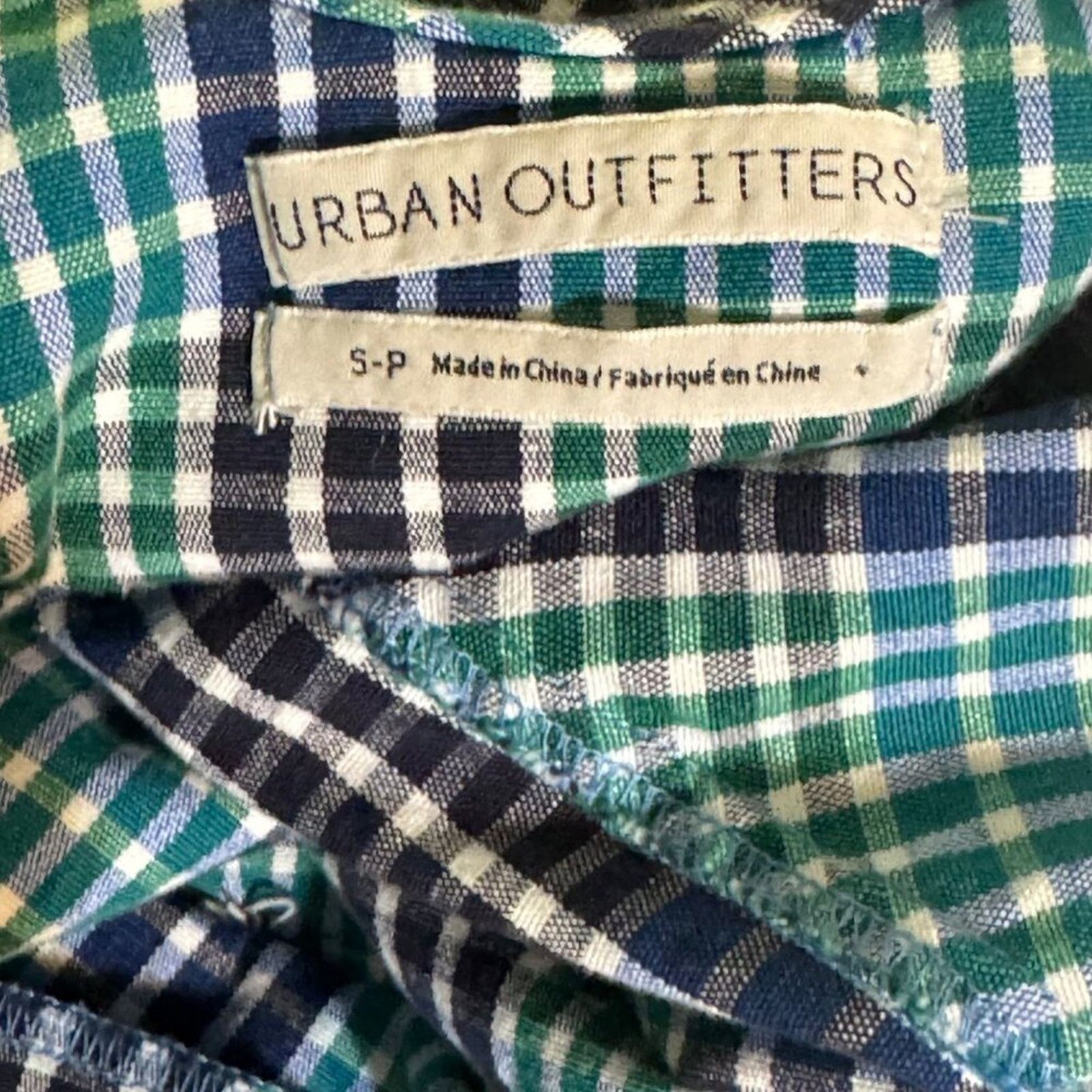Urban Outfitters Urban Outfitters Gingham Spaghetti Strap Mini Dress Small Size S / US 4 / IT 40 - 9 Thumbnail