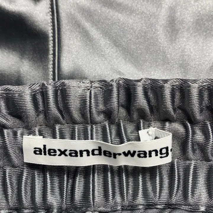 Alexander Wang Alexander Wang Gray Logo Loose Pants for Women - Size 23" - 4 Thumbnail