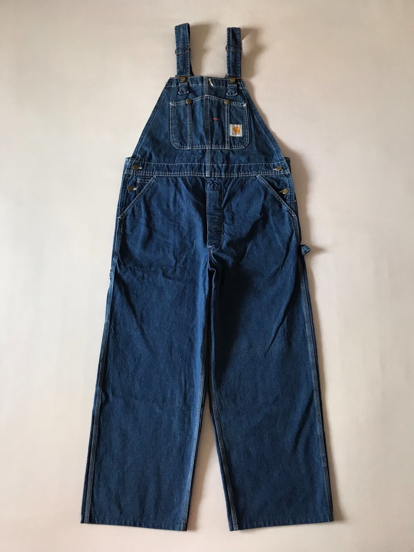 Carhartt Carhartt R07 W38L30 Denim Overalls Size US 38 / EU 54 - 1 Thumbnail