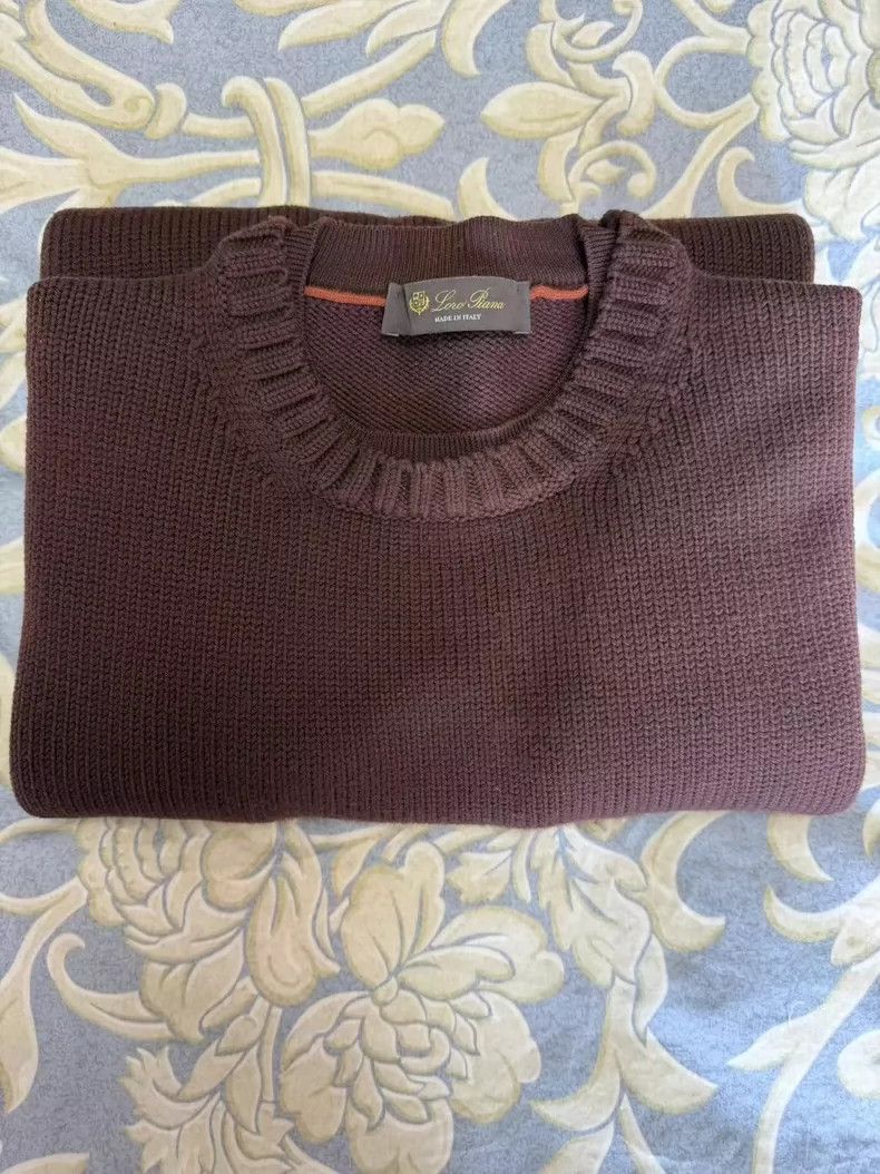Loro Piana LORO PIANA A wine red double-layered collar sweater Size M / US 6-8 / IT 42-44 - 5 Thumbnail