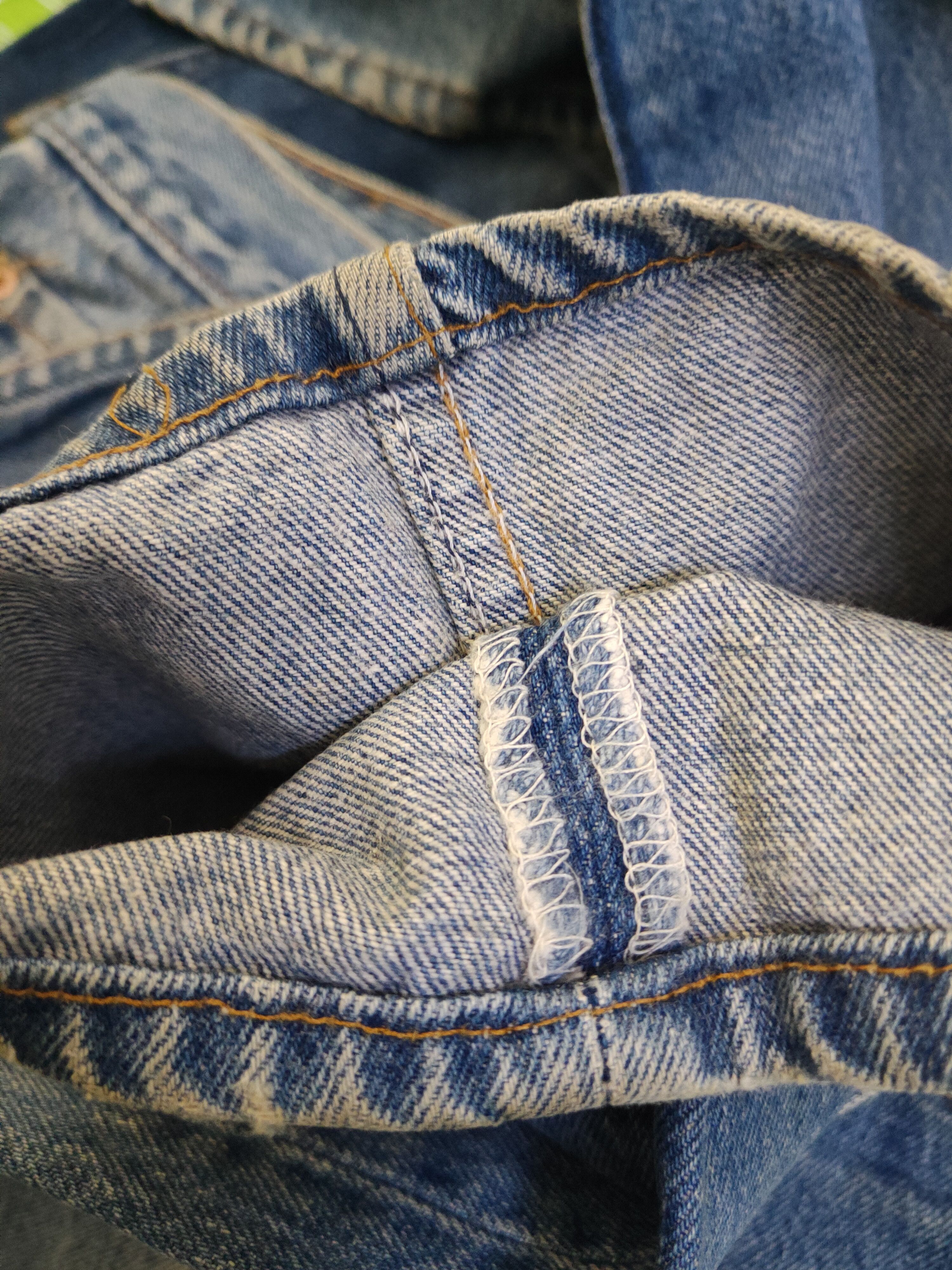 Levi's DL Levi's Blue Distressed Ripped Jeans# 46-891 Size US 34 / EU 50 - 18 Thumbnail