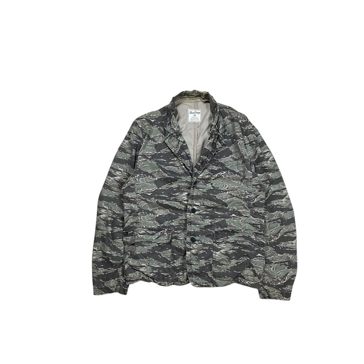 Final Home × Issey Miyake × Japanese Brand Final Home Tiger Stripe Camouflage Hunting Blazer Jacket Size US M / EU 48-50 / 2 - 1 Thumbnail