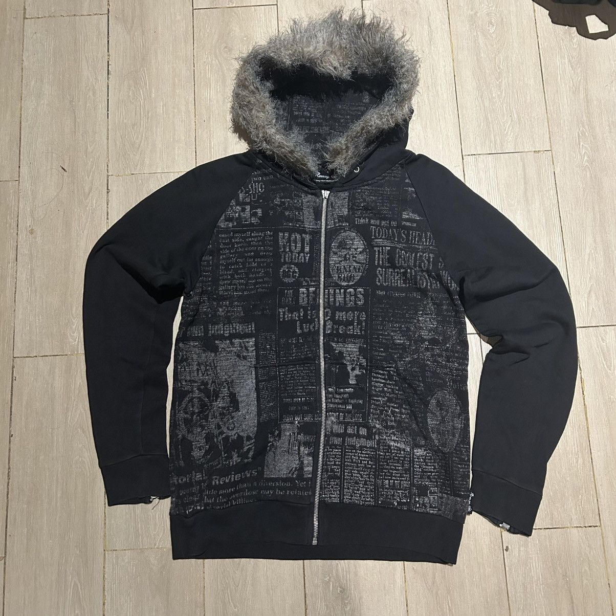 BERNINGS SHO Vintage Rare Bernings Sho Fur Hoodie Size US M / EU 48-50 / 2 - 1 Thumbnail