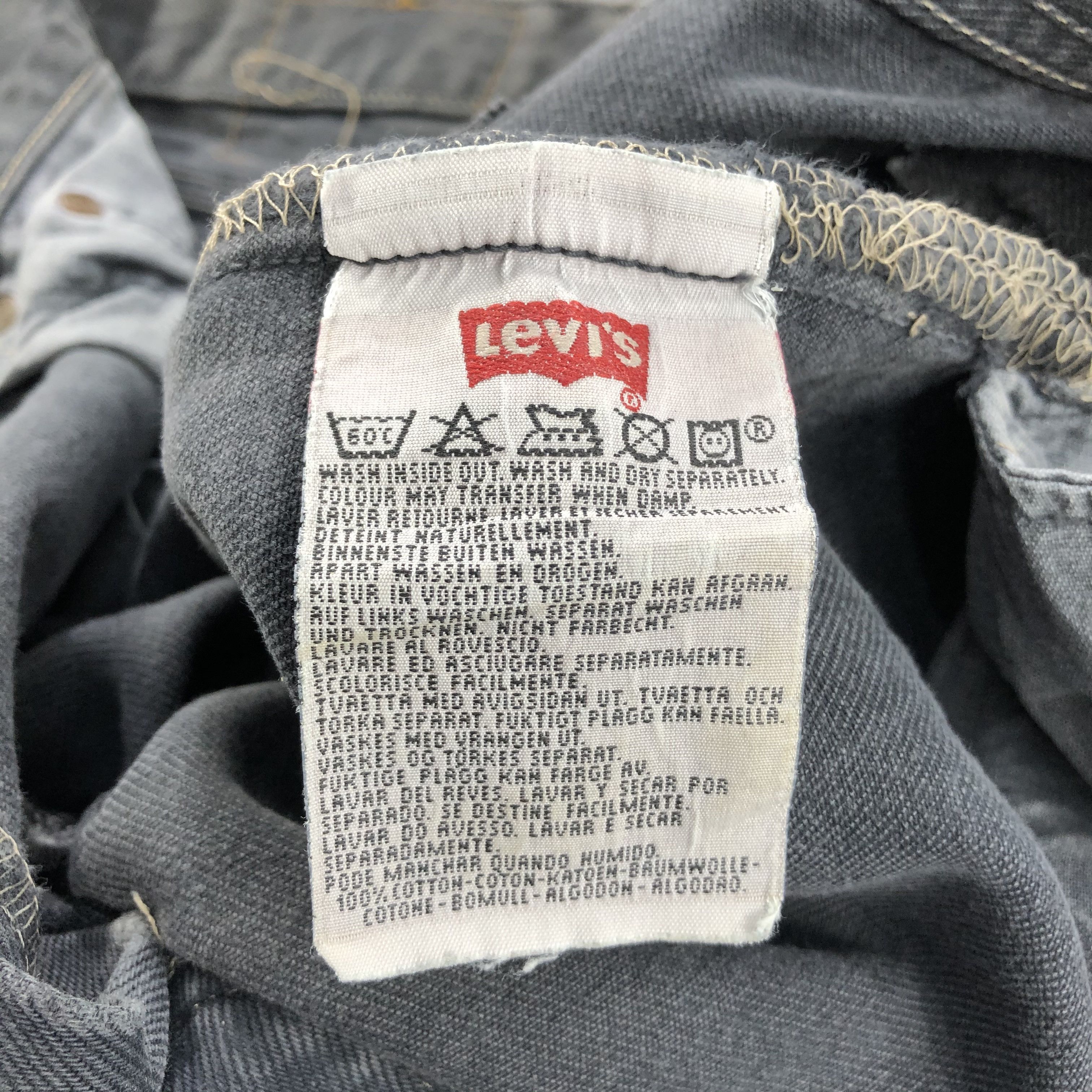 Levi's Vintage 90s Distress Levis 501 Jeans-JM1506 Size US 32 / EU 48 - 11 Thumbnail