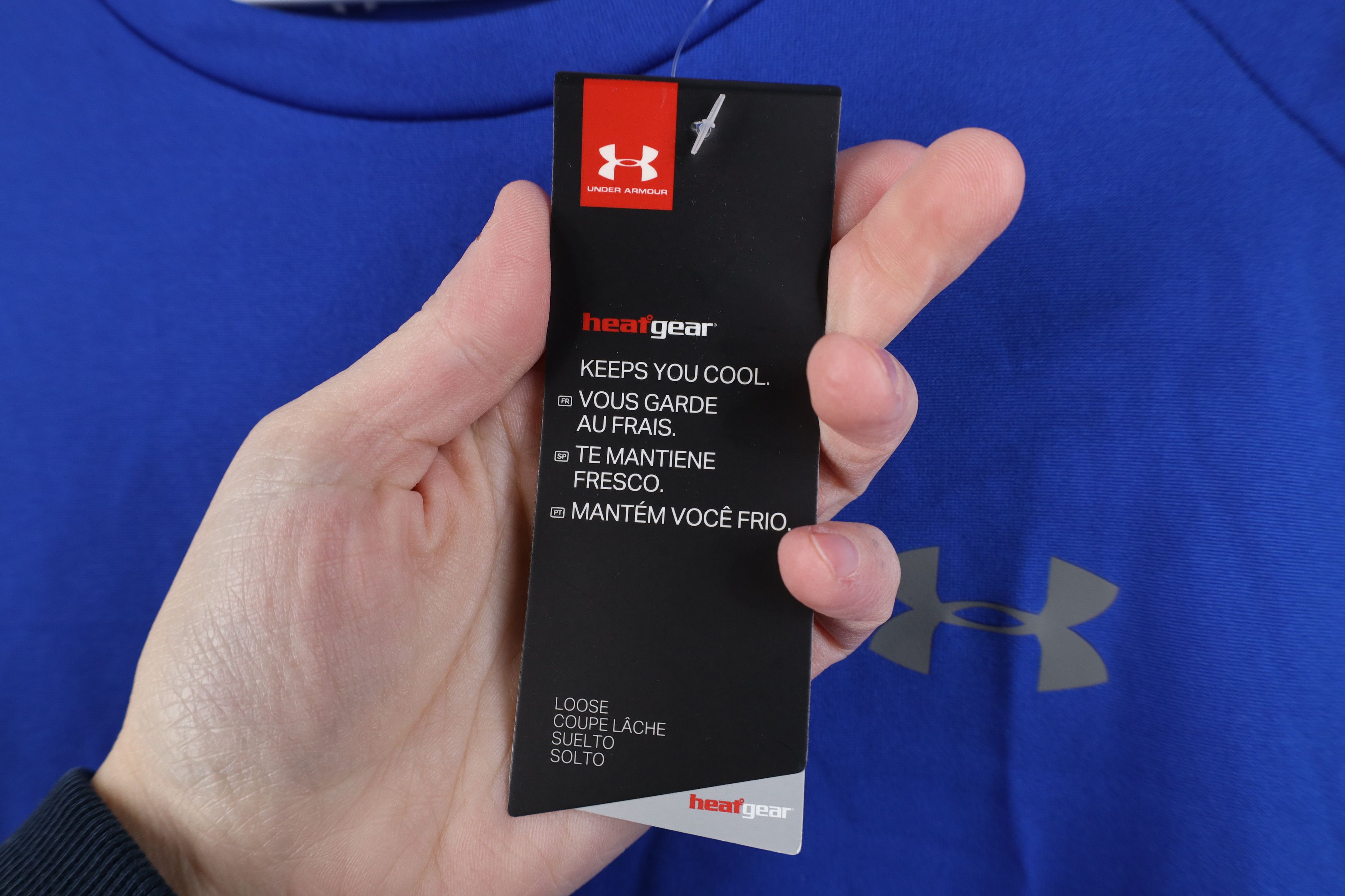 Under Armour New Under Armour Tech Running Jogging Gym T-Shirt Blue Size US M / EU 48-50 / 2 - 5 Thumbnail