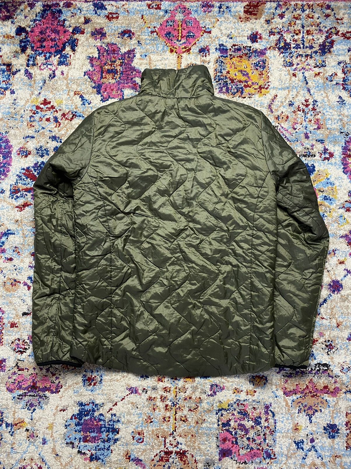 Other Olive Green Quilt Pad Lining Reversible Field Light Jacket Size US M / EU 48-50 / 2 - 2 Thumbnail