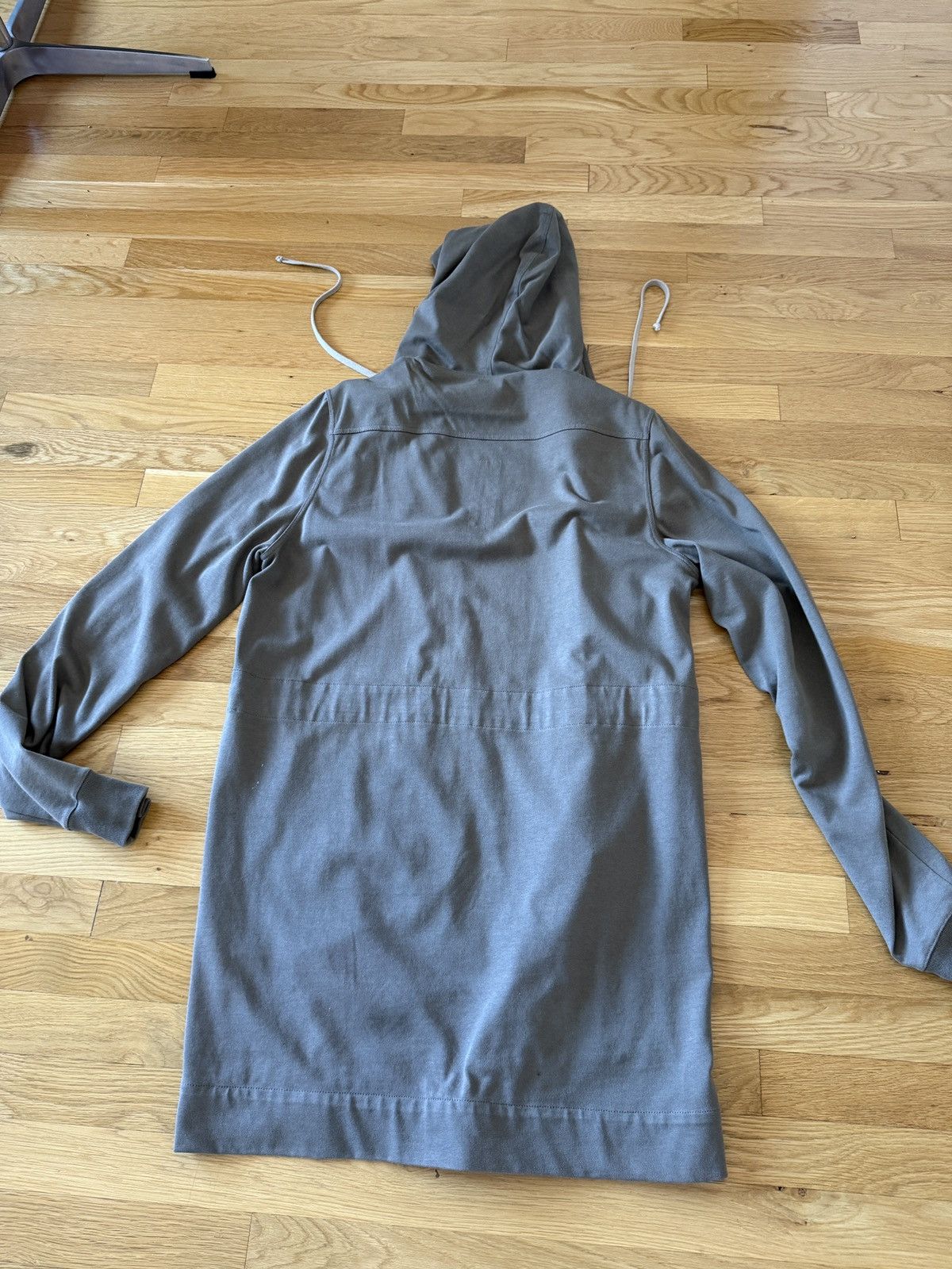 Rick Owens Rick Owens Larry gray jacket hoodie sz S Size US M / EU 48-50 / 2 - 7 Thumbnail