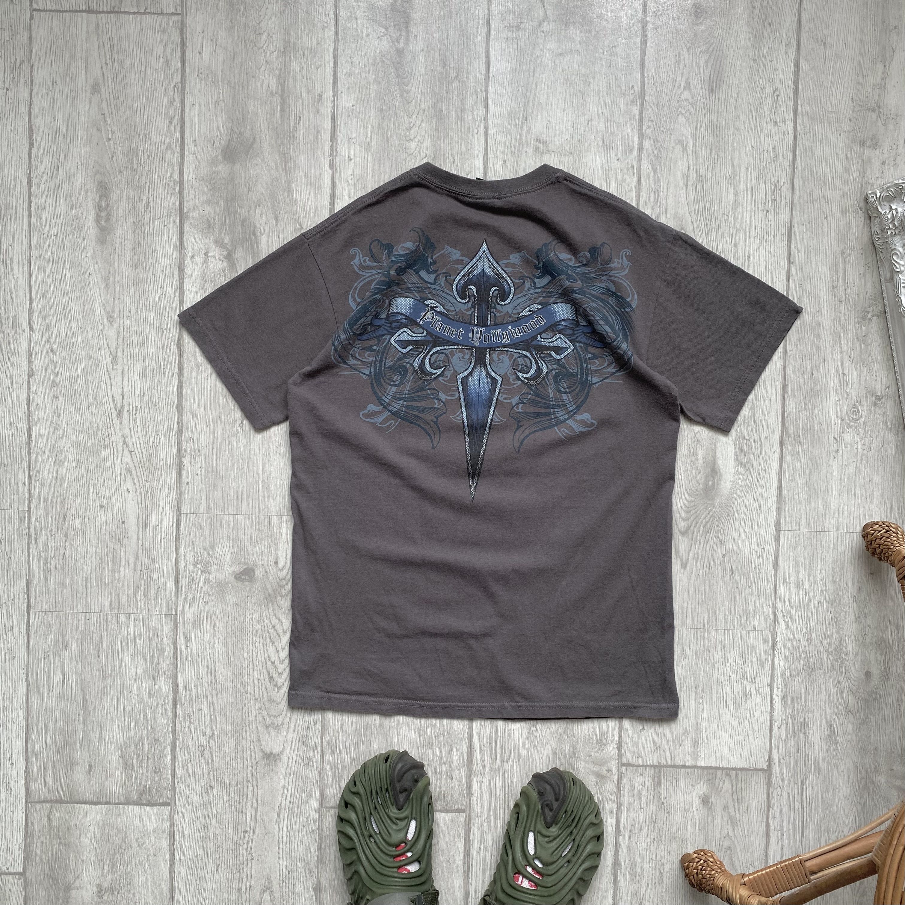 Affliction ⚜️Vintage 98s Affliction style Panet Hollywood Orlando Tee Size US M / EU 48-50 / 2 - 7 Thumbnail