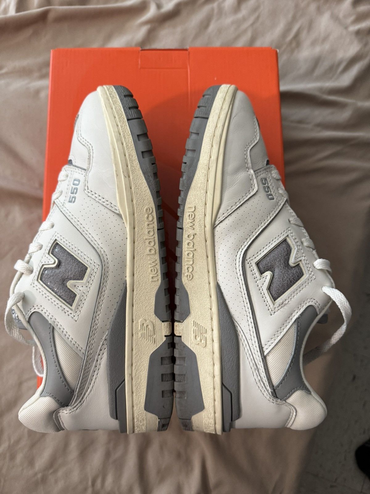 Aime Leon Dore × New Balance New Balance x Aime Leon Dore 550 white grey Size US 8.5 / EU 41-42 - 4 Thumbnail