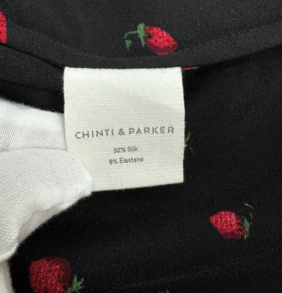 CHINTI & PARKER Chinti & Parker Silk Blouse Button Up Strawberries Printed Size S / US 4 / IT 40 - 12 Thumbnail