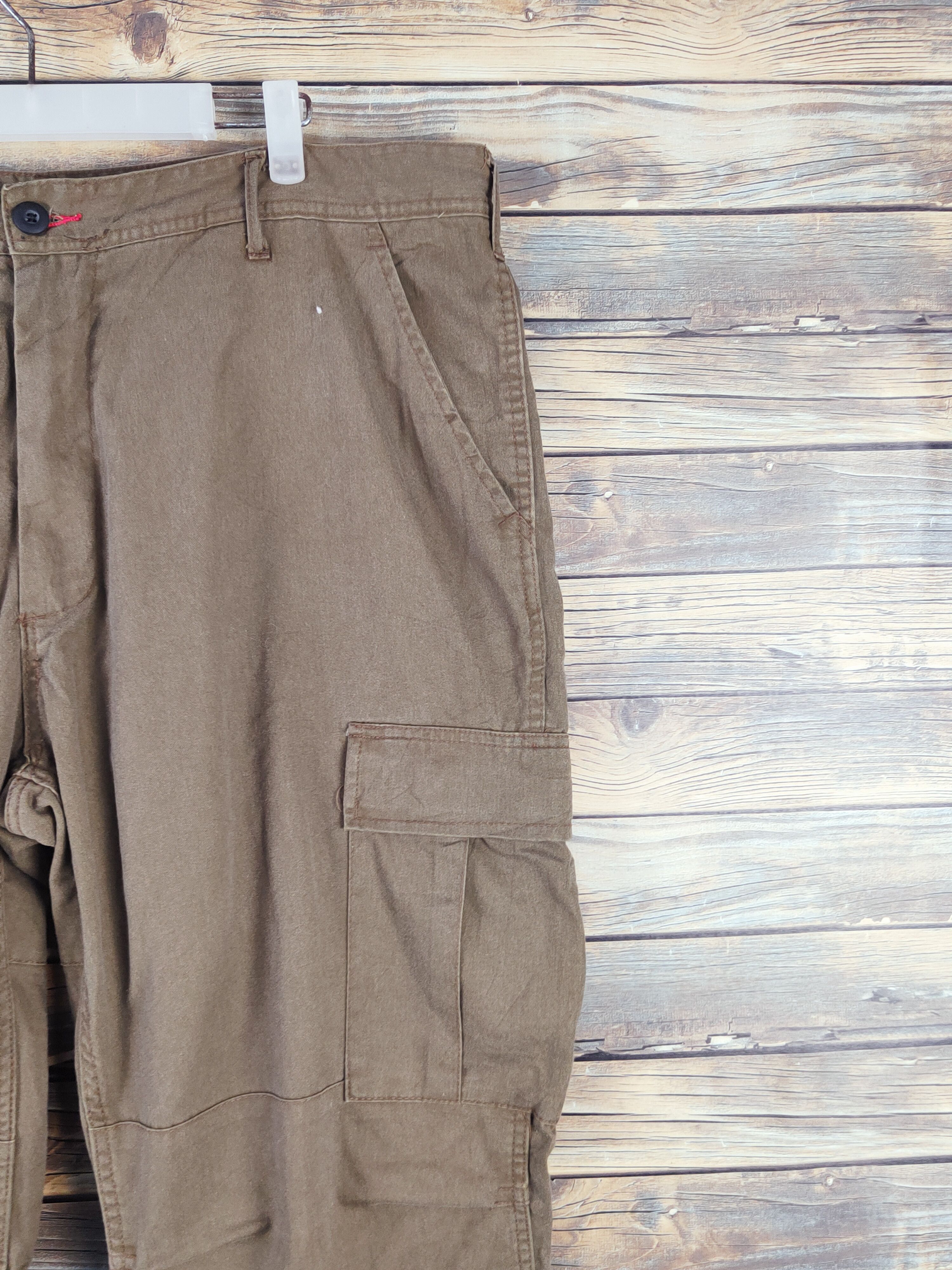 Japanese Brand Japanese Brand Brown Multipocket Tactical Cargo Pants #W1622 Size US 42 / EU 58 - 5 Thumbnail