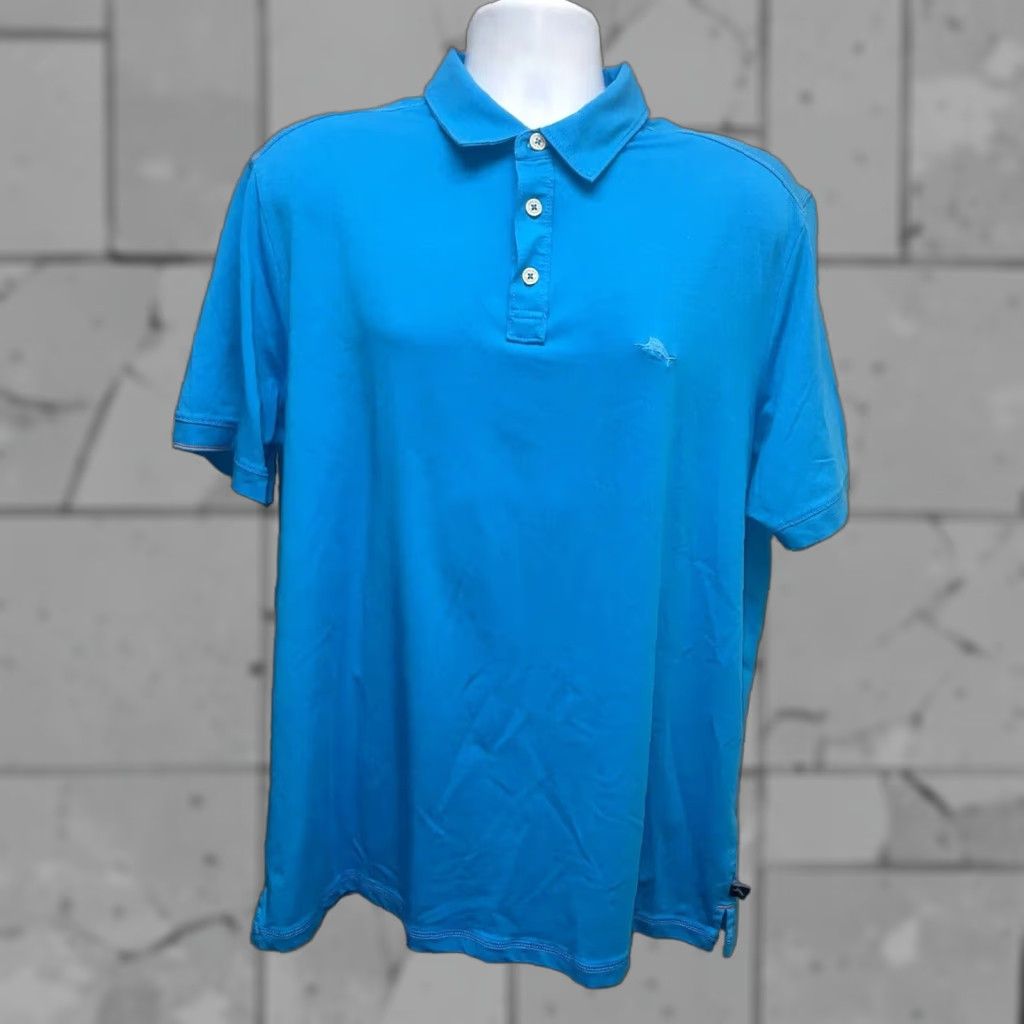 Tommy Bahama Tommy Bahama IslandZone Blue Golf Polo Mens L Shirt Short Sleeve Size US L / EU 52-54 / 3 - 1 Thumbnail