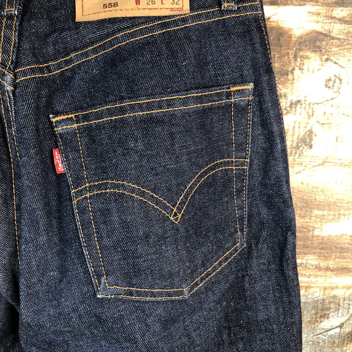 Levi's Levis 558 Blue Distressed Denim Pants #A2622 Size US 26 / EU 42 - 19 Thumbnail
