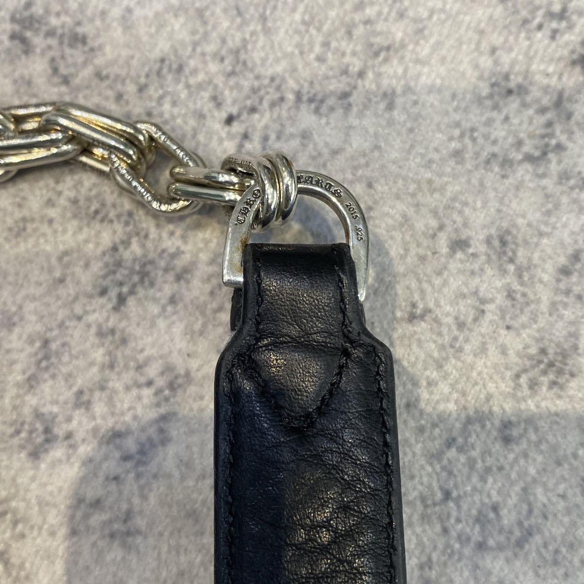 Chrome Hearts Chrome hearts PULP Cross link chain silver Medium bag black Size ONE SIZE - 17 Thumbnail