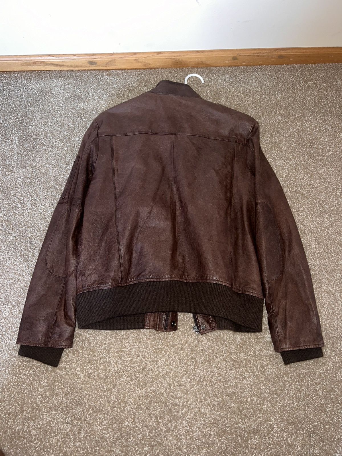 I.N.C INC LEATHER RACER JACKET Size US M / EU 48-50 / 2 - 2 Thumbnail