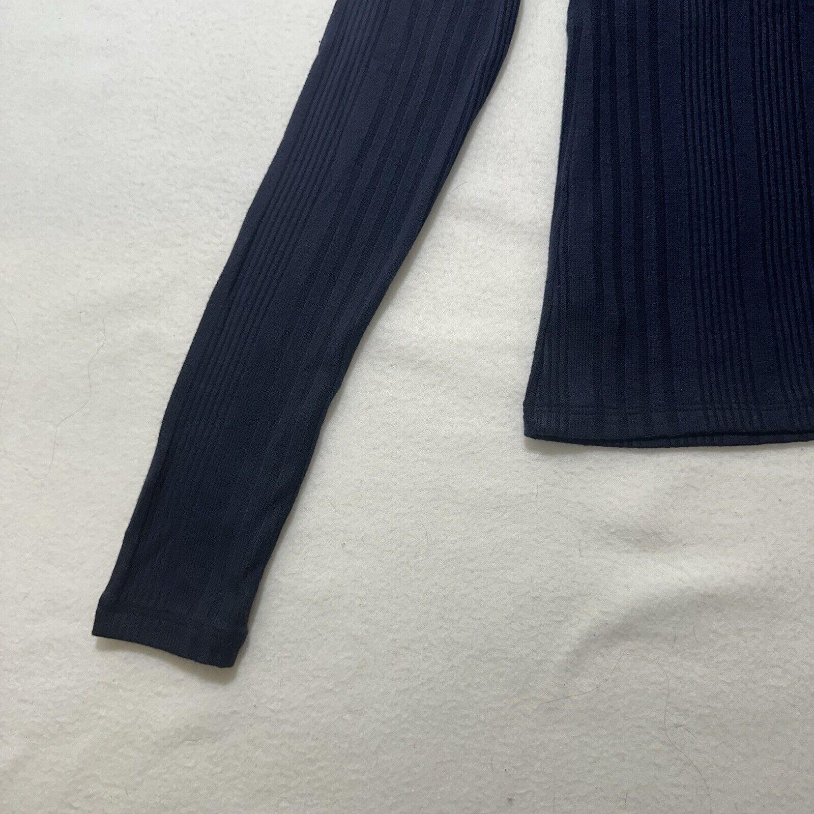 Boden Boden 4 Navy Blue Ribbed Sweetheart Pullover T Shirt Size S / US 4 / IT 40 - 12 Thumbnail