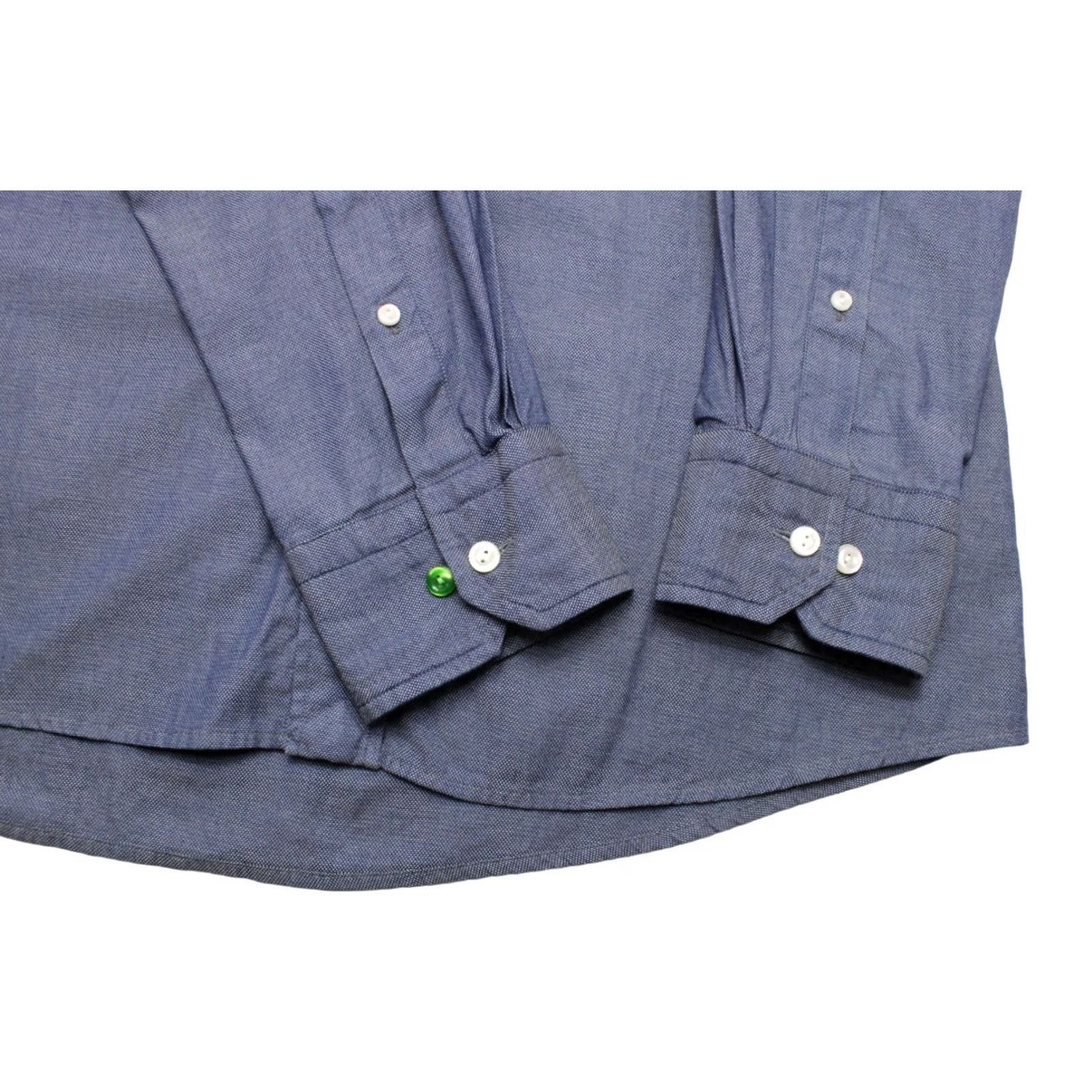 Eton ETON Shoreditch Slim Formal Shirt Men's LARGE Patterned Button Up Size 42R - 5 Thumbnail
