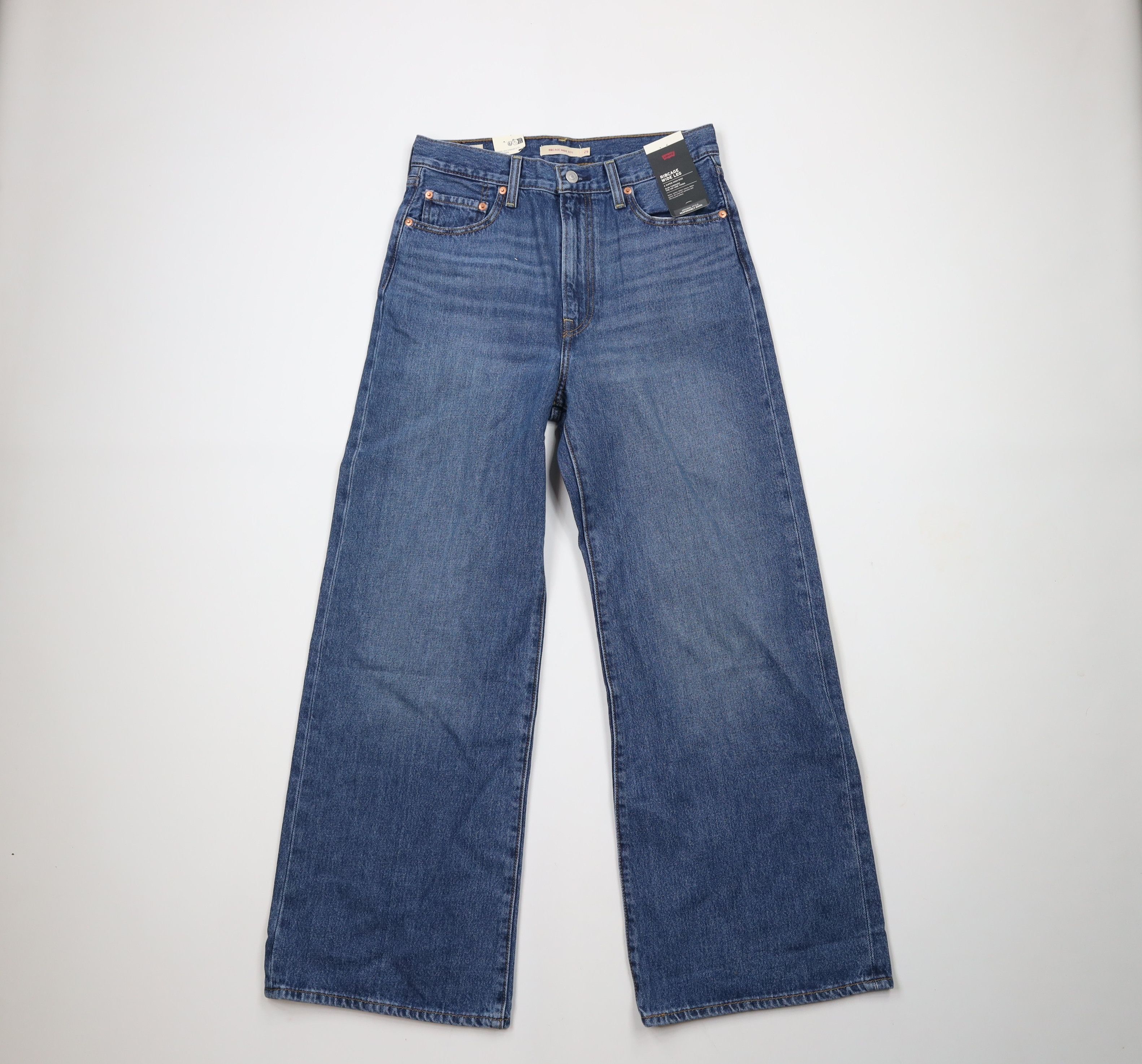 Levi's New Levis Ribcage Super High Rise Wide Leg Denim Jens Size 29" - 1 Thumbnail