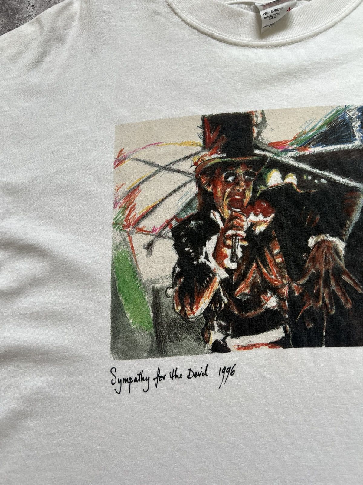 The Rolling Stones × Vintage 2000s Vintage Ronnie Wood 2003 Music T-shirt Men's Size US L / EU 52-54 / 3 - 7 Thumbnail