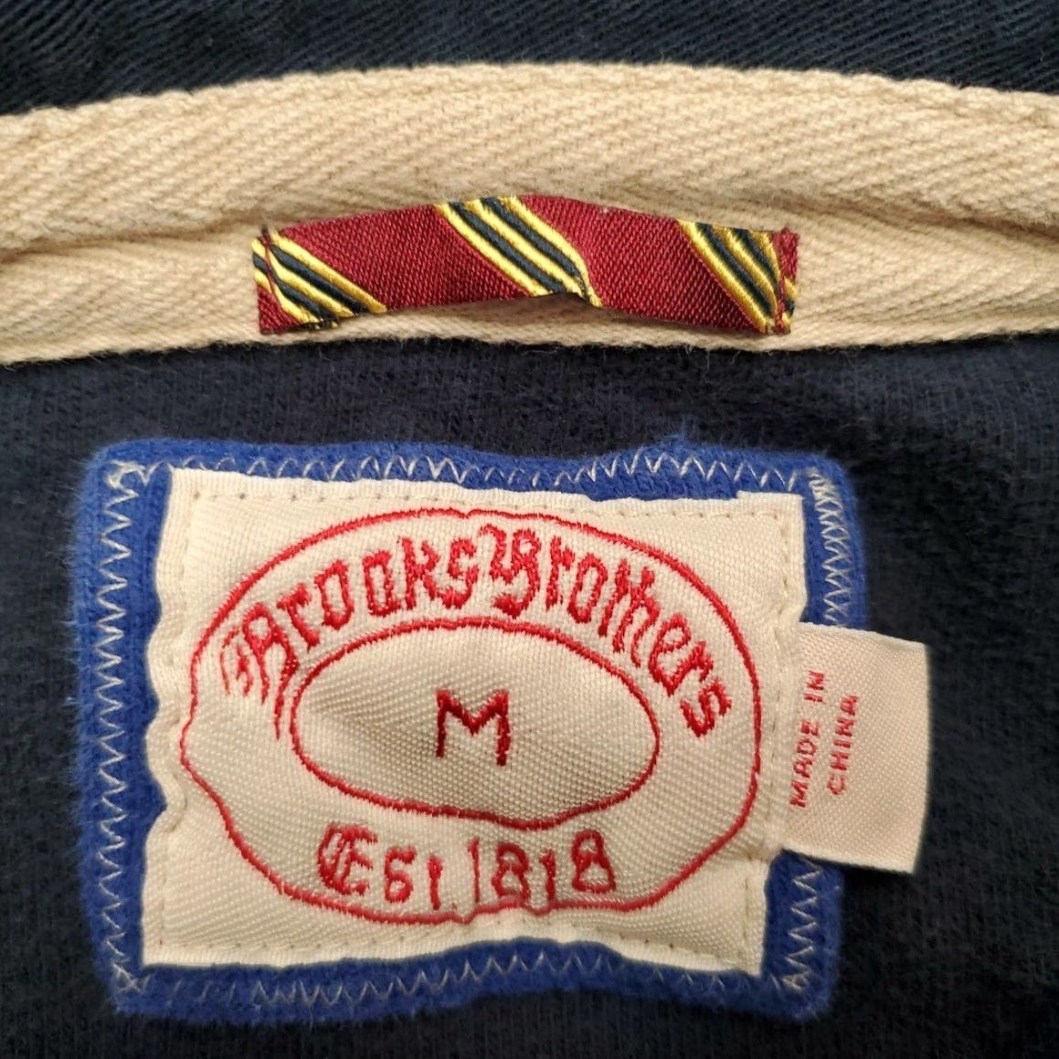 Brooks Brothers VINTAGE Brooks Brothers Rugby Shirt Men XL Blue Striped Button Polo Casual Rugby Size US XL / EU 56 / 4 - 4 Thumbnail