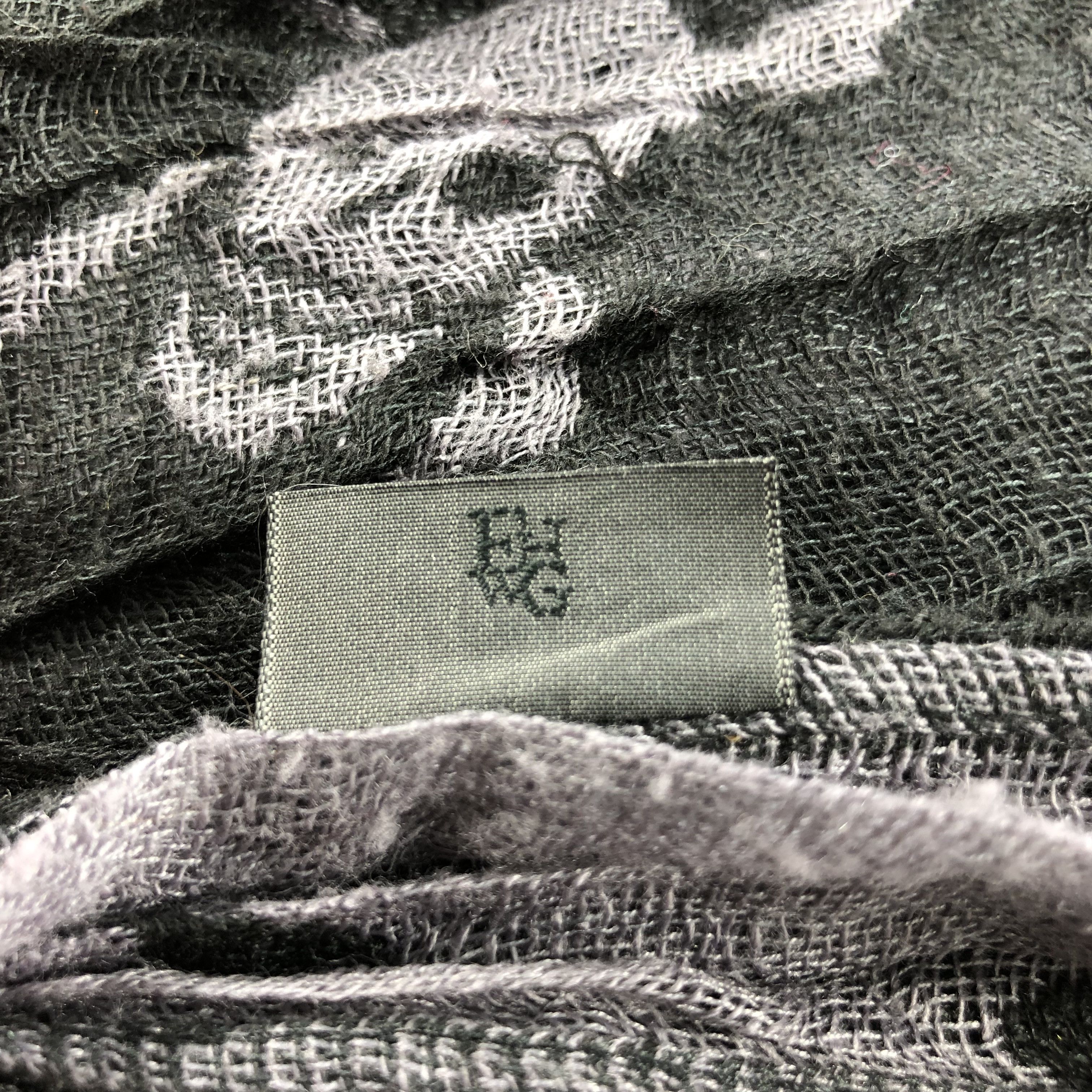 Seditionaries Skull and Bones Wool Scarf Muffler V881 Size ONE SIZE - 6 Thumbnail