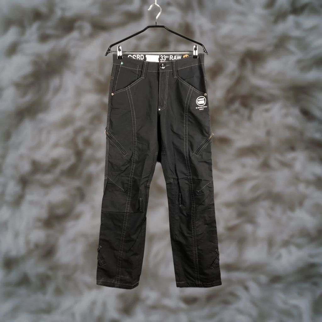 G-Star G-Star 3301 Cargo Pants Regular Cotton Black W29 L32 Mens Pants Size US 29 - 1 Thumbnail