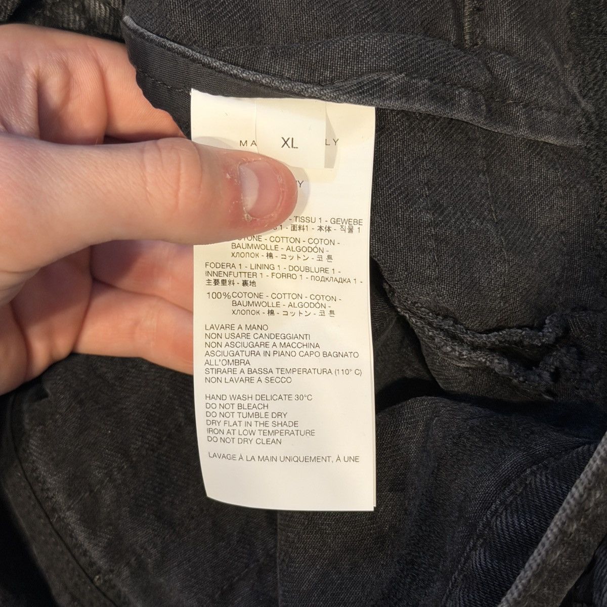 Alyx Alyx X Blackmeans Shredded Effect Denim Jacket Size US XL / EU 56 / 4 - 7 Thumbnail