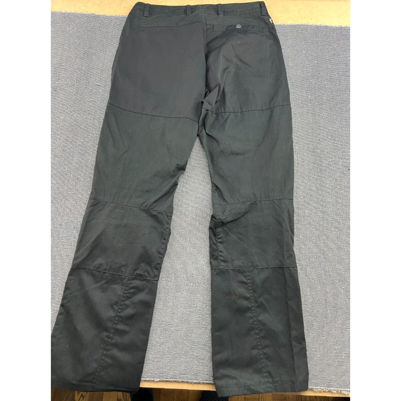 Vintage Fjällräven Niis Trousers Mens Pants 46 Black G-1000 Outdoor Hiking Track Pants Mens 46 Black Size US 30 / EU 46 - 4 Thumbnail