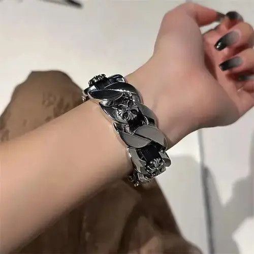 VIBE Street y2k hip hop punk rock metal bracelet Size ONE SIZE - 2 Thumbnail