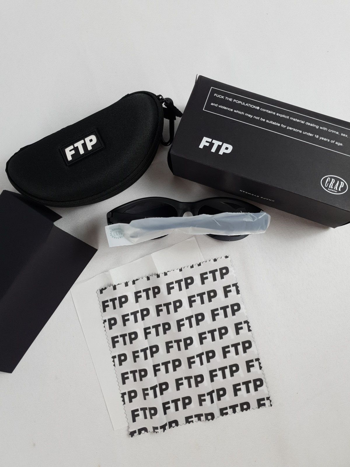 Crap Eyewear × Fuck The Population FTP x Crap Eyewear “The FTP Sport” Sunglasses (2023) Size ONE SIZE - 8 Thumbnail