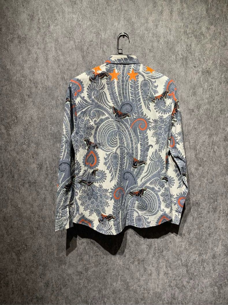 Givenchy Givenchy Patterned Collar Shirt 2506-Nextarrow Size US L / EU 52-54 / 3 - 2 Thumbnail