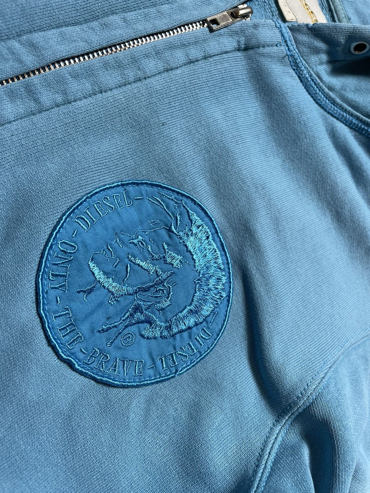 Diesel Vintage Full Zip Hoodie Diesel Avant Garde Logo Y2K Size US S / EU 44-46 / 1 - 5 Thumbnail