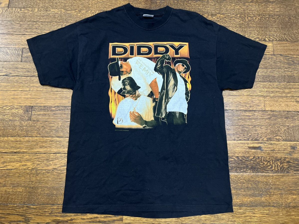 image of Rap Tees x Vintage P Diddy Bad Boy For Life Tour Shirt Rap Tee in Black, Men's (Size XL)