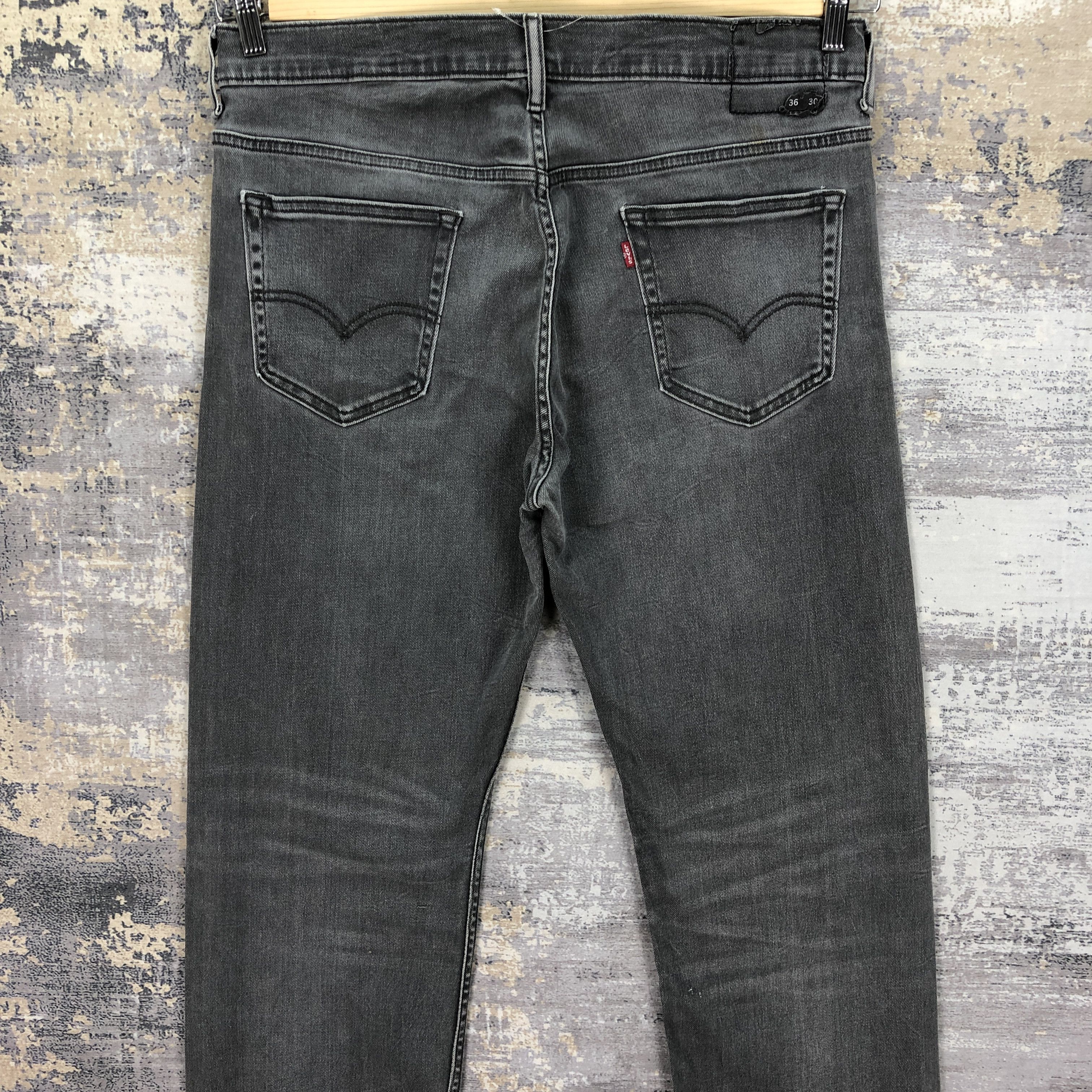 Levi's Vintage Y2K Levis 569 Baggy Denim Levi's Super Black Jeans Size US 36 / EU 52 - 4 Thumbnail