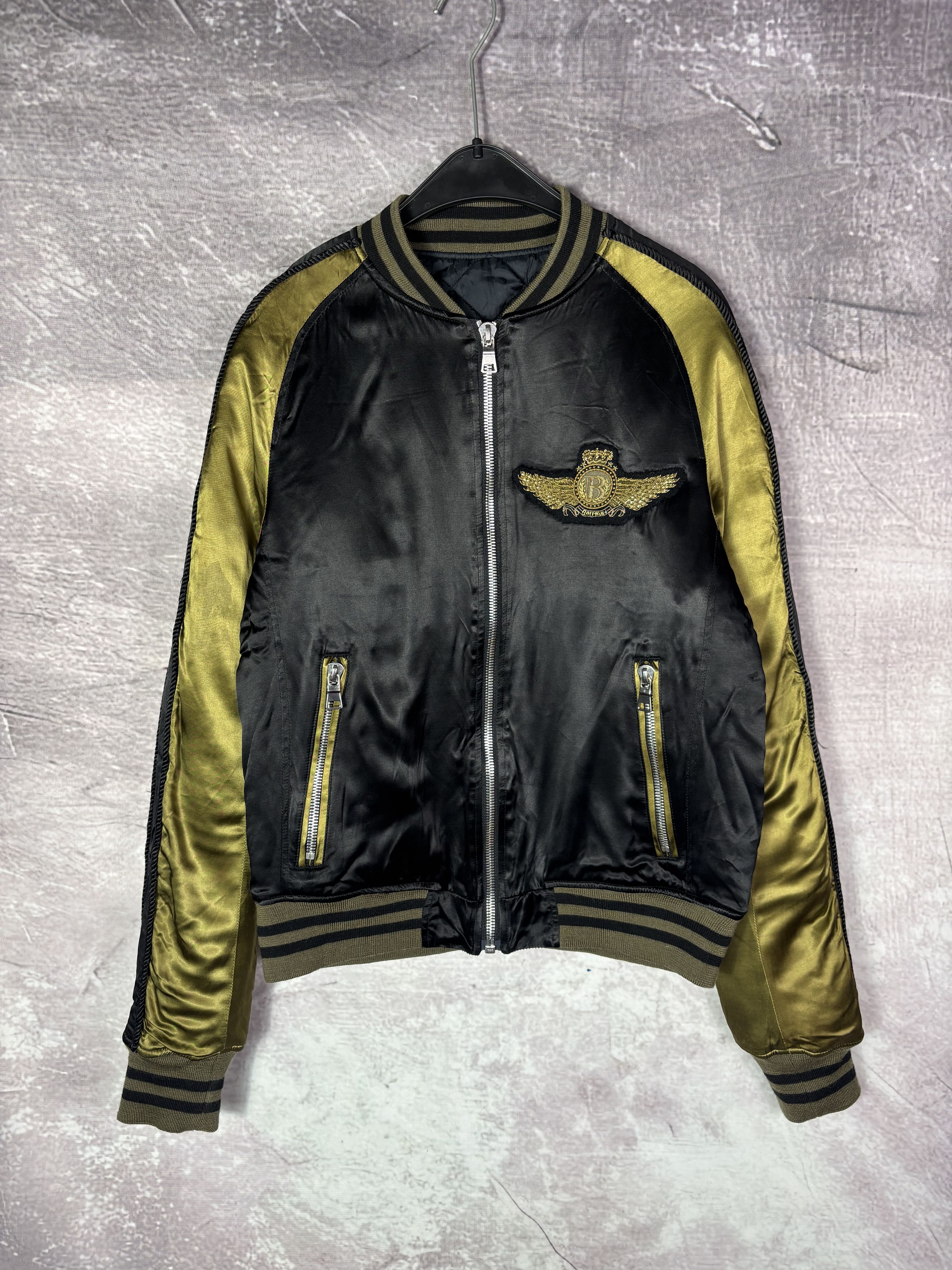 Balmain Embellished Stain Bomber Jacket Japan Made Size US S / EU 44-46 / 1 - 4 Thumbnail