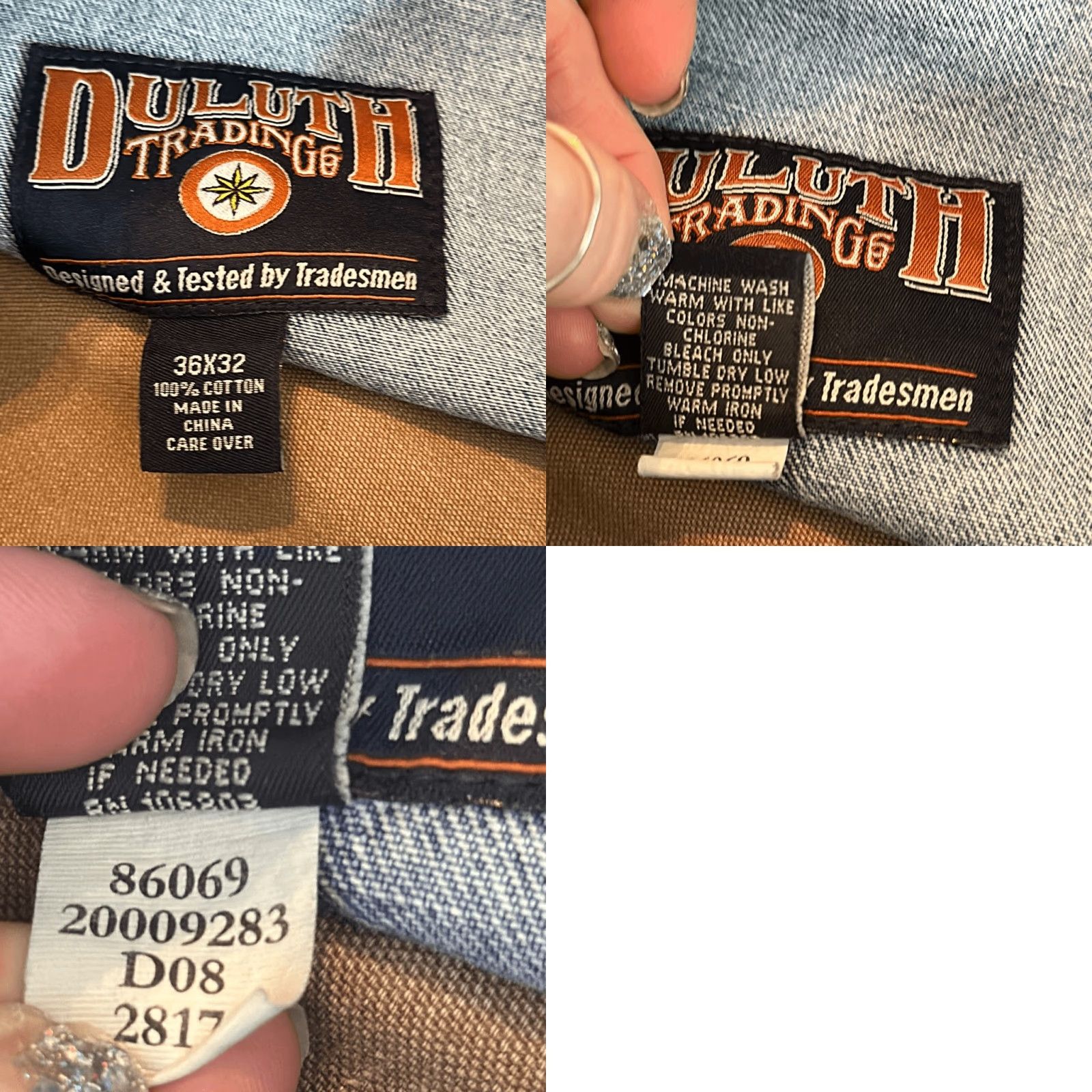 Duluth Trading Company Duluth Men's Ballroom Relaxed Fit Jeans 36x32 Denim Cotton Workwear Blue Straight Jeans Mens 86069 Size US 36 / EU 52 - 8 Thumbnail