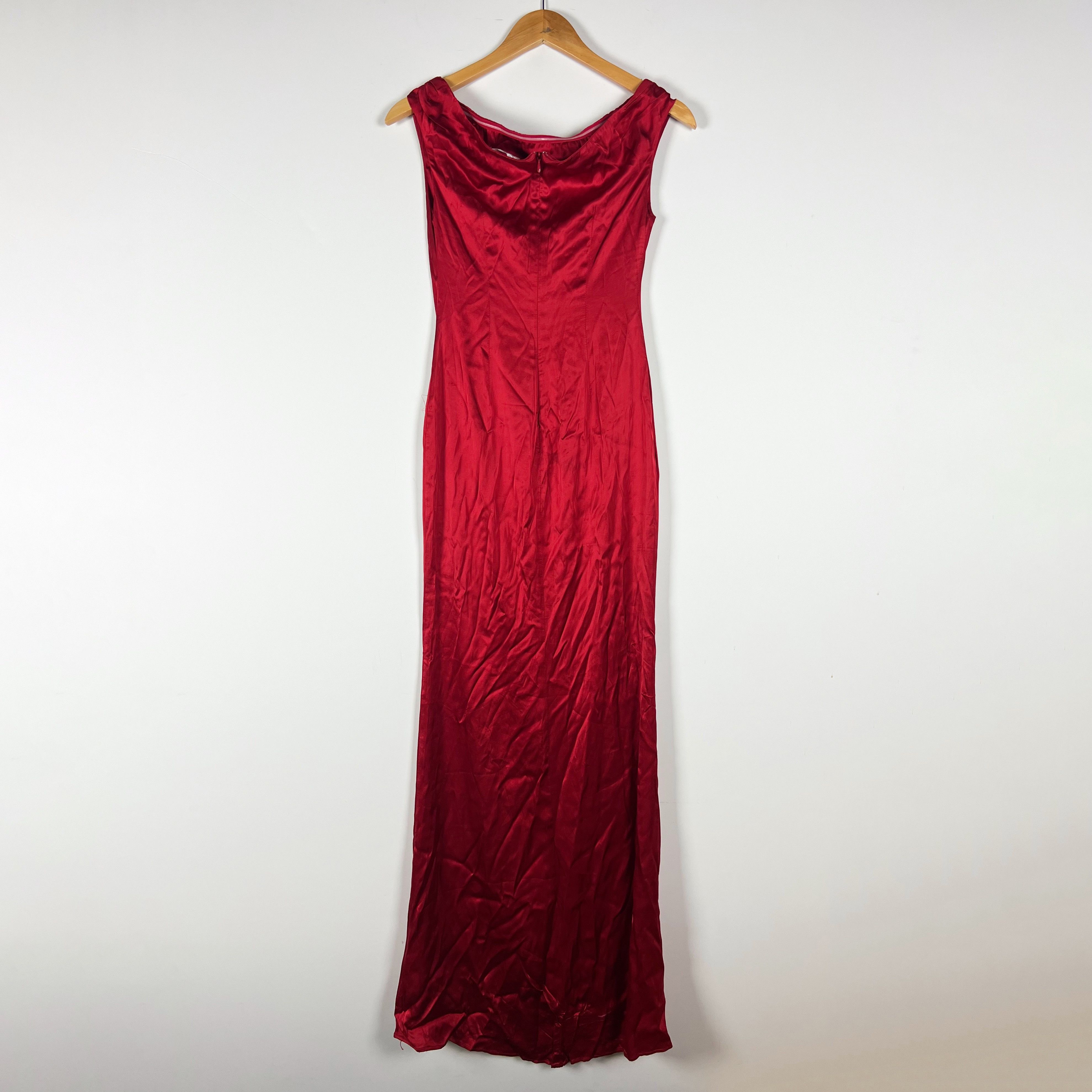 Lovers and Friends Lovers And Friends Mariam Red Satin Off Size XS / US 0-2 / IT 36-38 - 3 Thumbnail