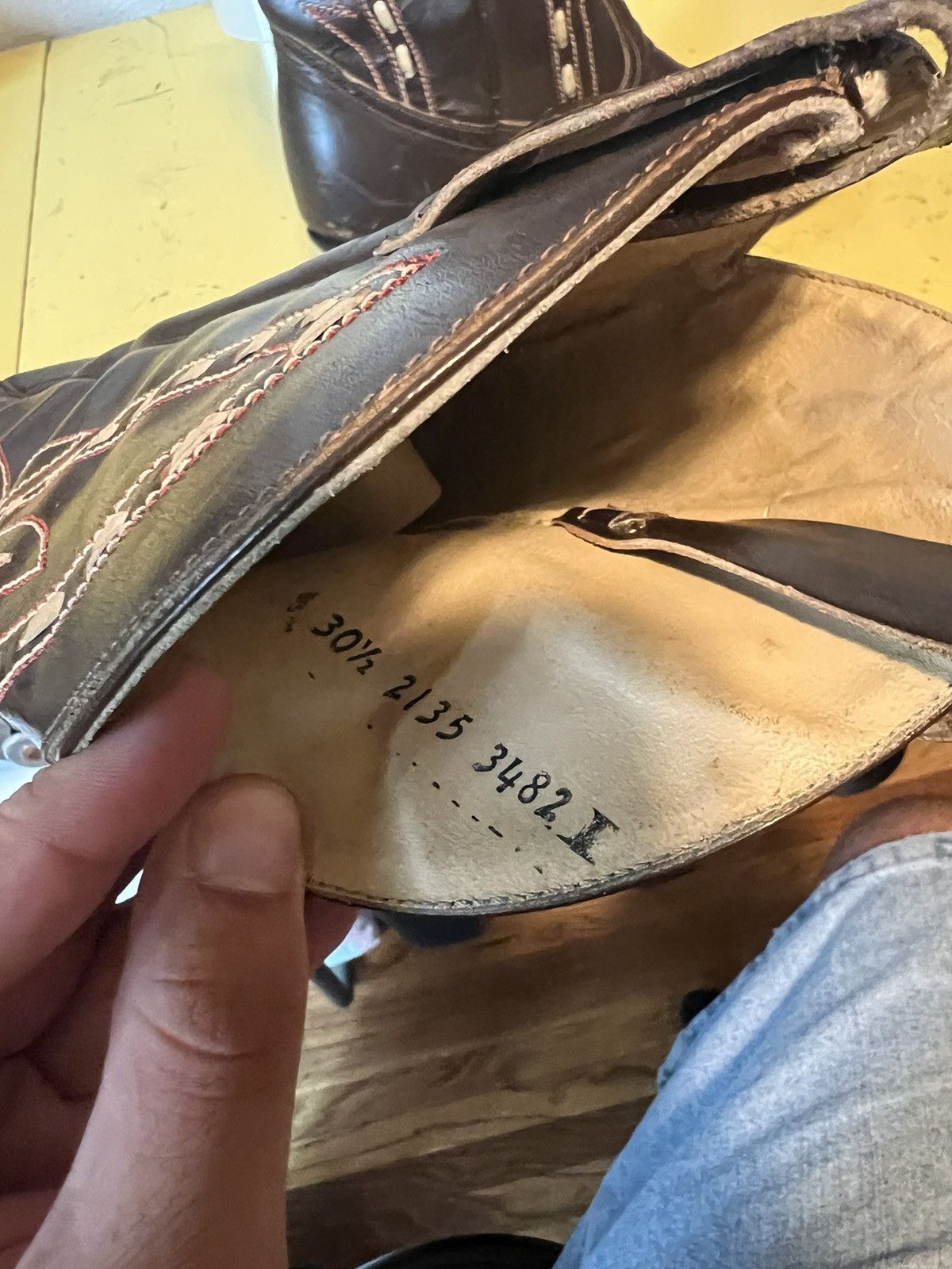 Vintage Vintage Destroyer Cowboy Boots Sz 11.5 Size US 11.5 / EU 44-45 - 11 Thumbnail