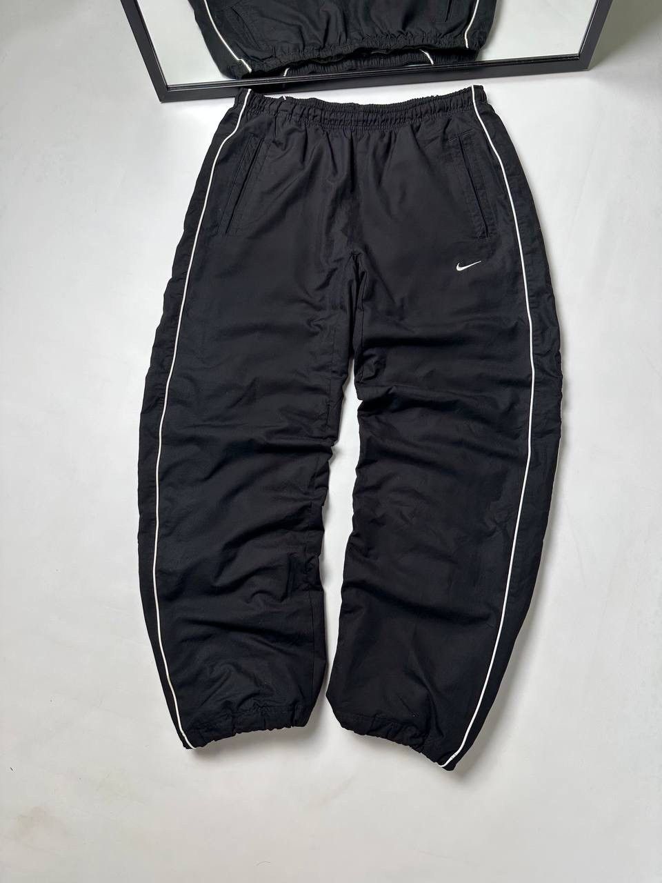 Nike 90s Vintage Nike Drill Track Pants Japanese Streetwear Y2K Size US 36 / EU 52 - 1 Thumbnail